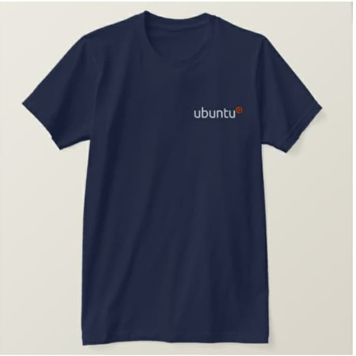 Tshirt Kaos Cotton Combed 20s Programmer LINUX UBUNTU