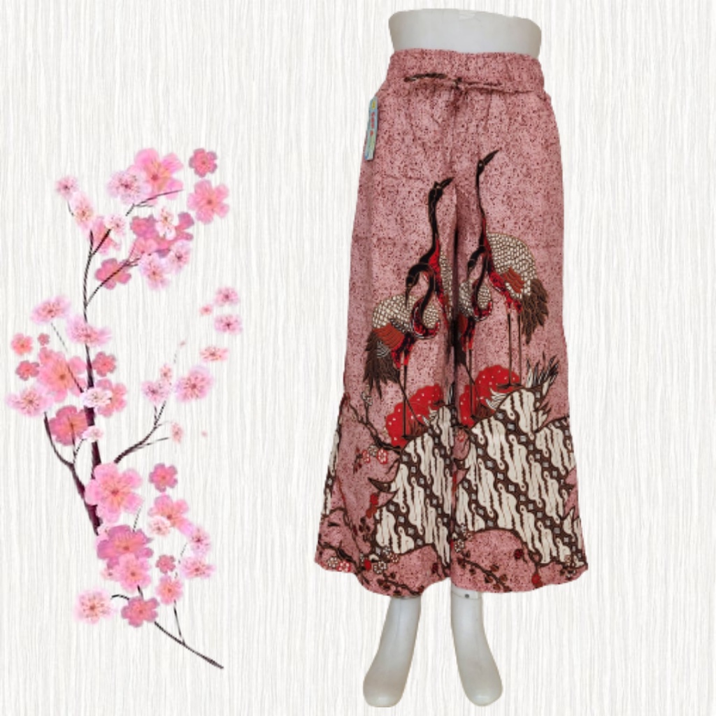 Kulot panjang katun motif keren-motif no.4