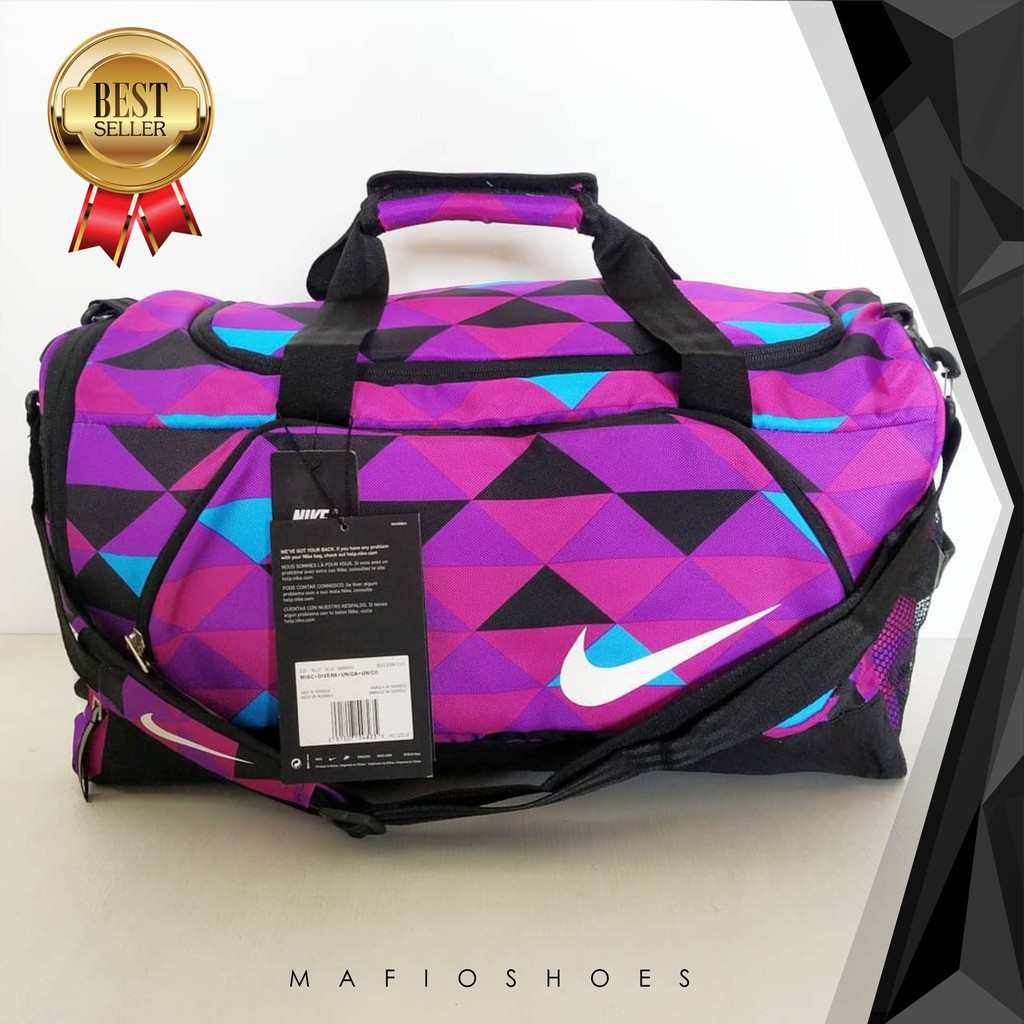 TAS NIKE TRAVEL CORAK PRISMA UNGU/ TAS NIKE / TAS RANSEL COWOK / TAS RANSEL CEWEK