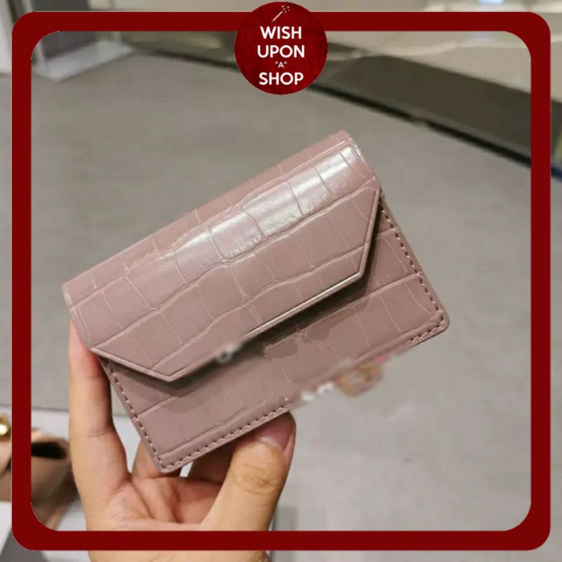 CK Snap Button Card Holder / Mini Wallet