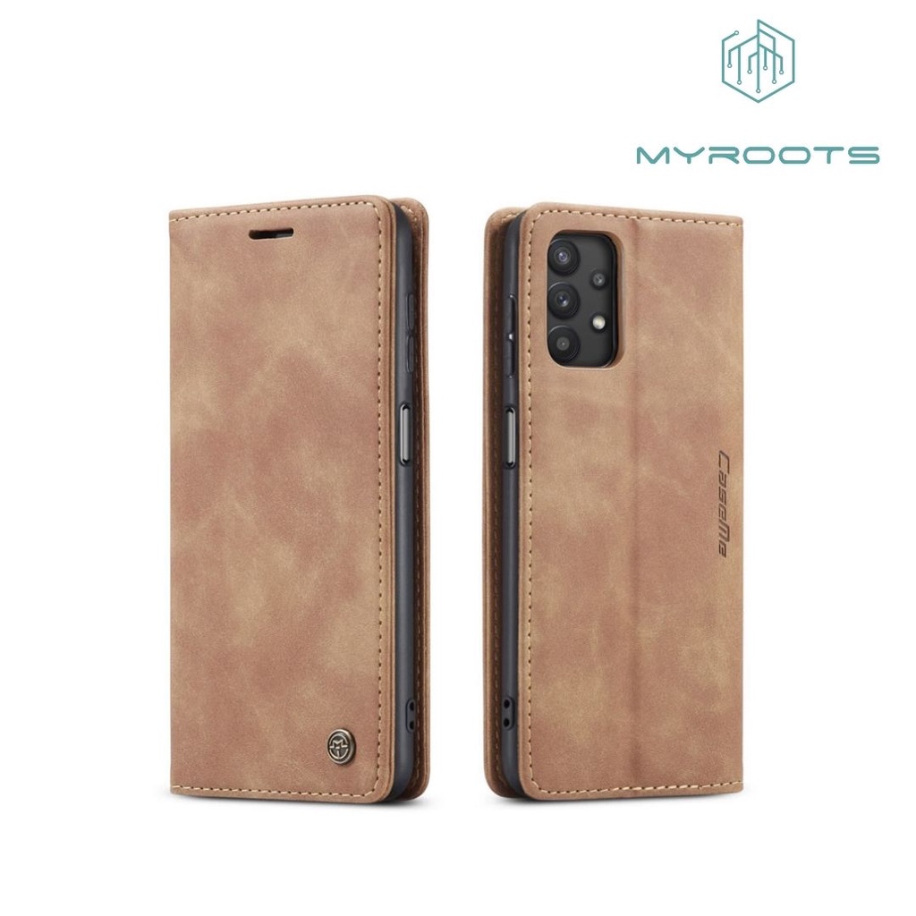 MR - Caseme Untuk Samsung a32 5g leather flip wallet case dompet magnetic cover