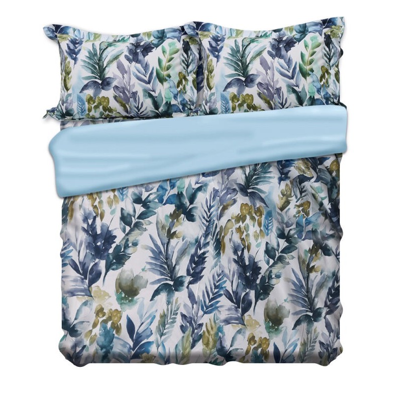 Sprei Elegance Cashmeera Liam Blue / Sprei Elegance Motif Biru