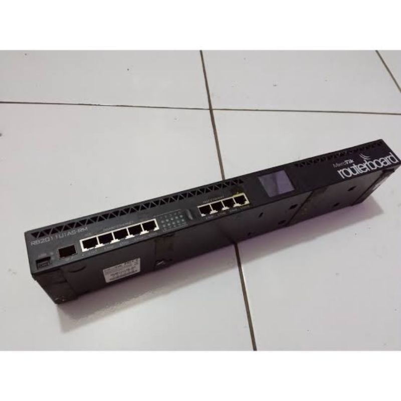 mikrotik RouterBOARD rb2011uias rm second bekas pakai bad sector 0.01