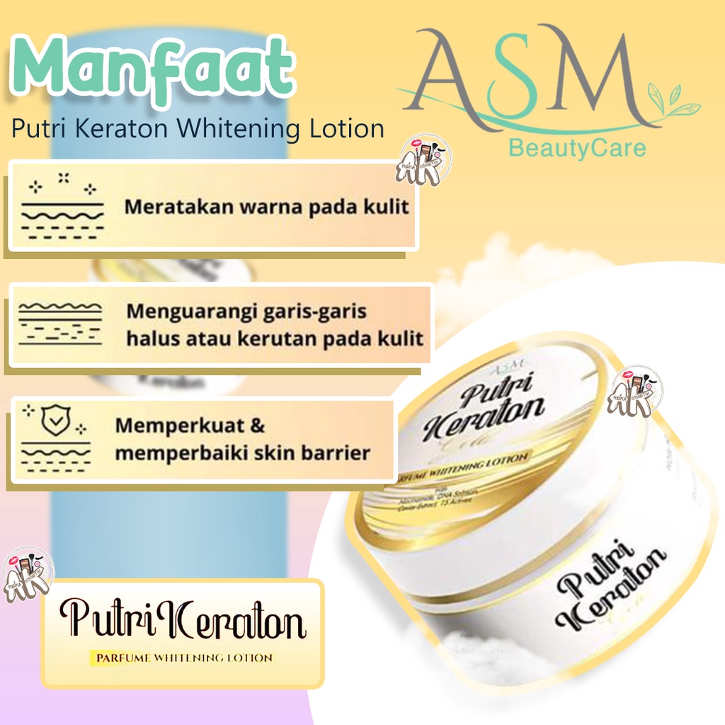 HB PUTRI KERATON GOLD PARFUME WHITENING LOTION