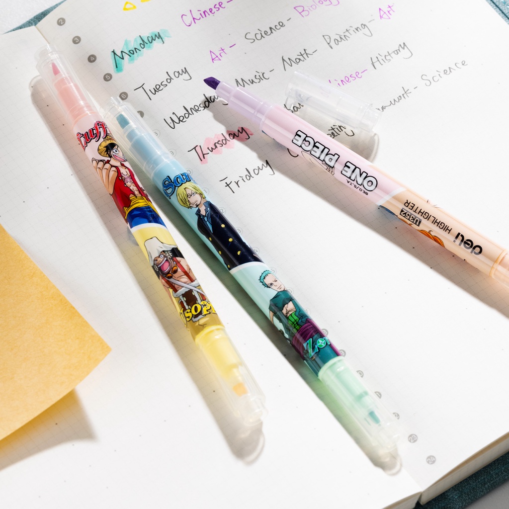 

Highlighter merk Deli Karakter 2 Sisi - U352