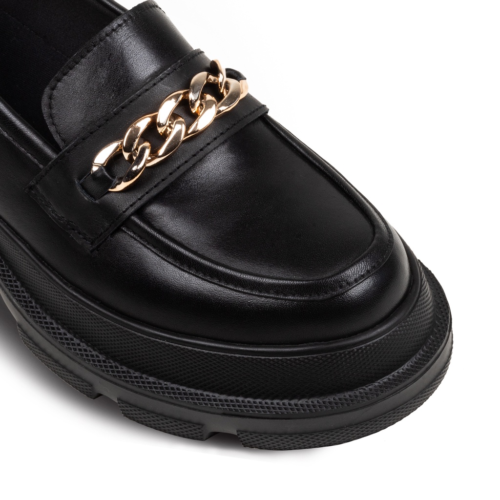 Burly Chain Black - Nappa Milano - Sepatu Wanita