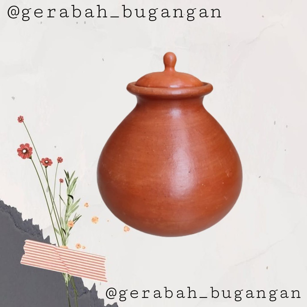 GENTONG JUROH GENTONG DAWET TANAH LIAT ( kapasitas 5 - 6 ltr )
