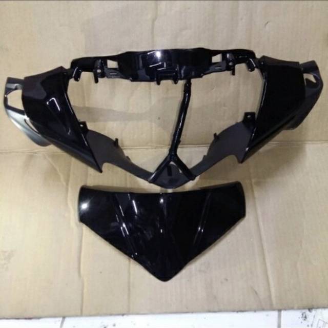 Batok depan supra x 125 helm in hitam