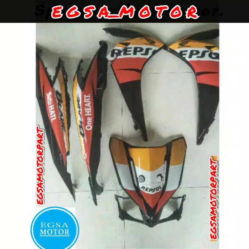 Cover body honda blade new repsol 2011-2012