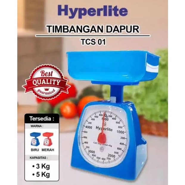 Jual Timbangan Kue Hyperlite Tcs Kg Kg Kg Shopee Indonesia