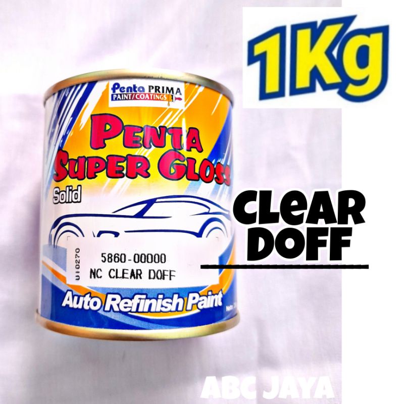 Cat Penta Super Glosss 5460-00000 NC Clear Doff 1Kg Klir Flat Dop Vernis Pernis Anti Gores Tanpa Har