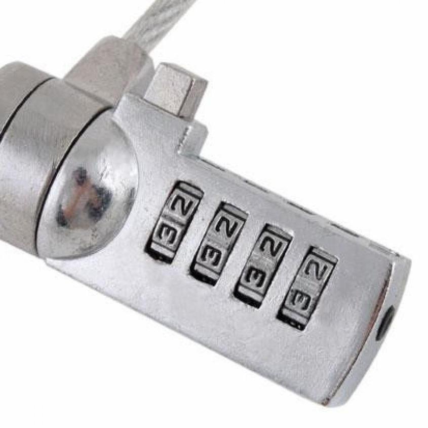 Kunci Gembok Pengaman Laptop Menggunakan Kode Angka (Rantai)