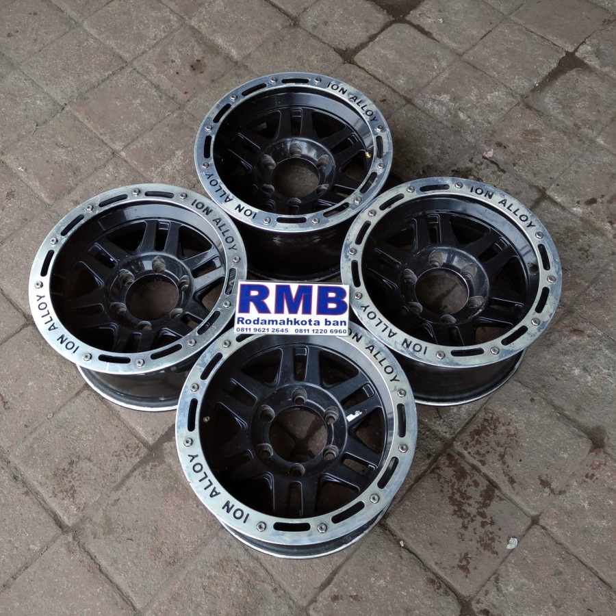 Velg Mobil Racing Ring 15 Lubang 6 ION ALOY R15X8 6X139,7 ET15