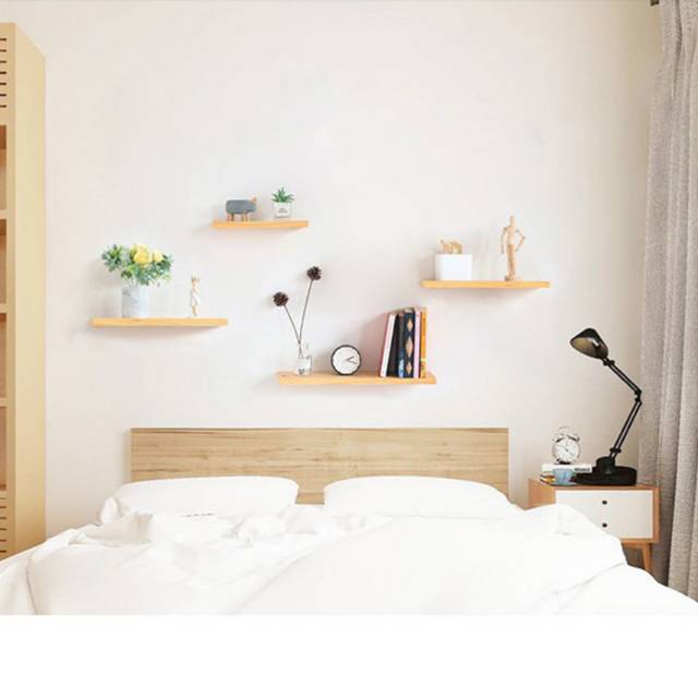 Rak Dinding tempel rak kayu tempel rak minimalis