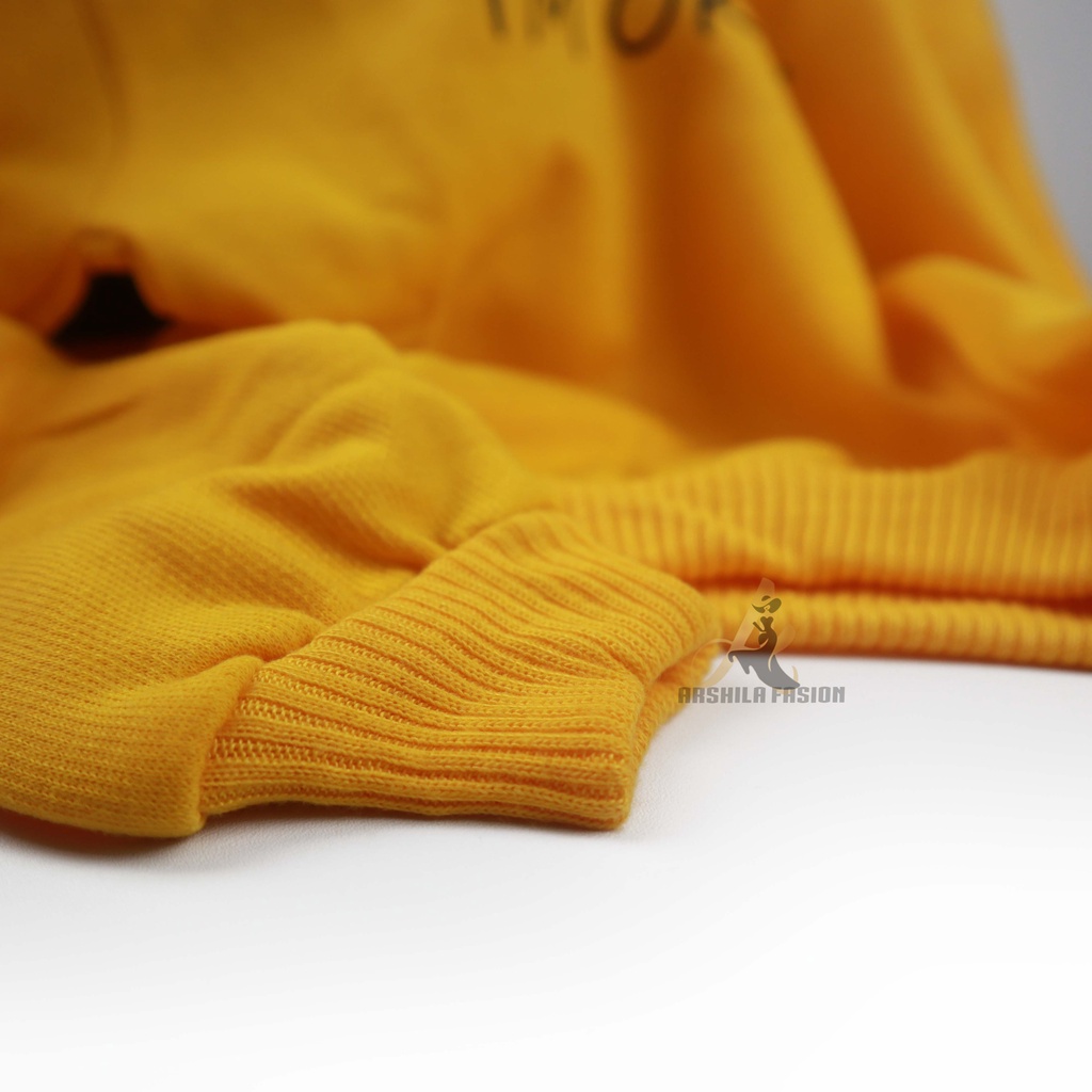 SWEATER POLOS ANAK TANPA KUPLUK SABLON IM OKAY