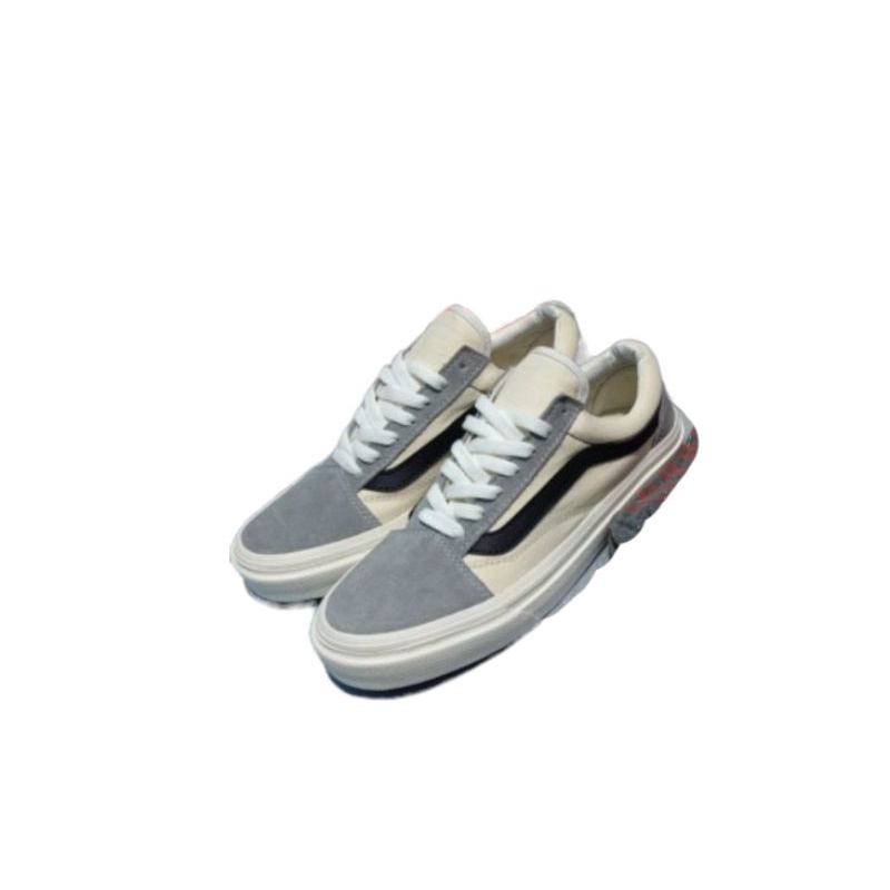 SEPATU V4NS OLD SKOOL GREY MOCCA LIS HITAM OG SEPATU SNEAKERS PRIA  SNEAKERS WANITA SEPATU SNEAKERS