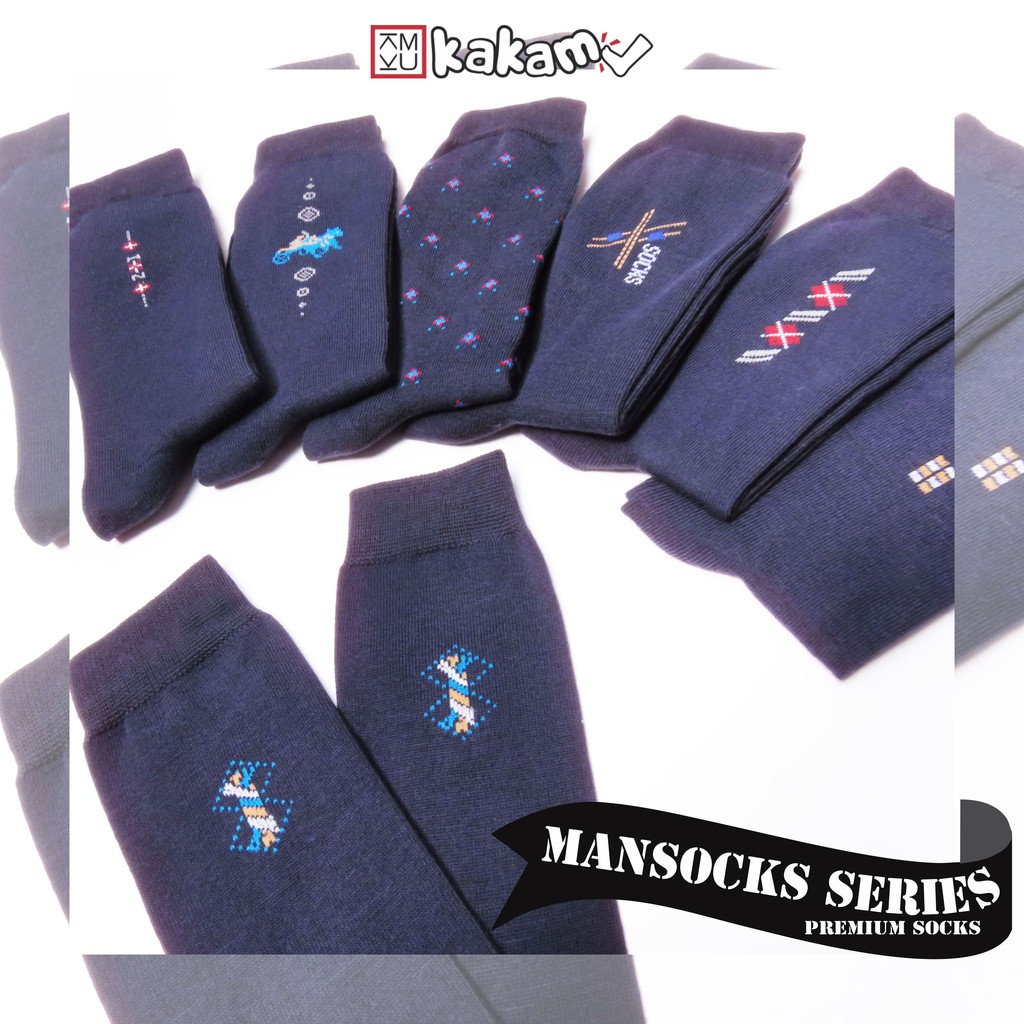 Kakamu Kaos Kaki Pria Dewasa Murah / mansocks / Kaos Kaki Kantor Formal 3