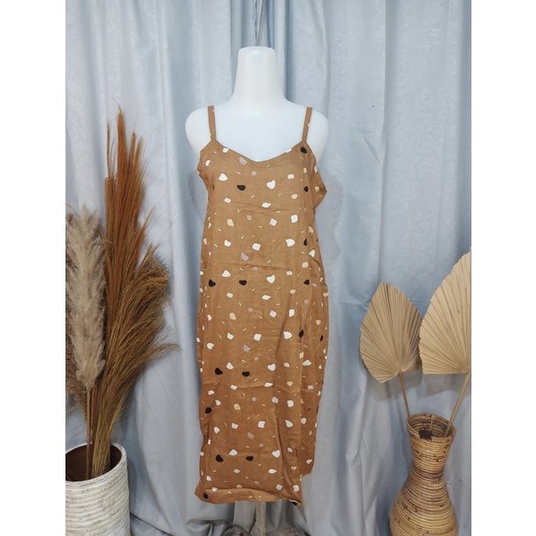 DASTER NARINI TANGGUNG TALI SATU ANEKA MOTIF-Candy Brown