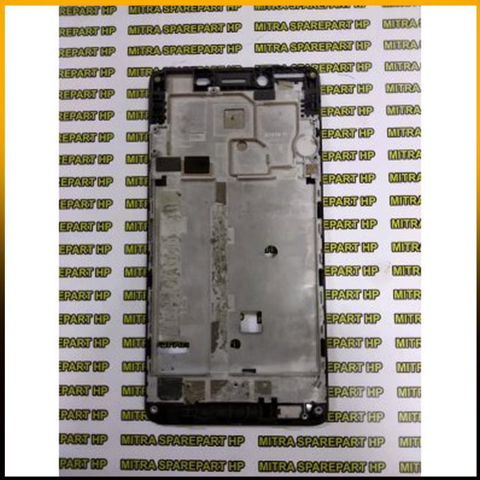 SPARE PART HANDPHONE FRAME BEZEL TULANG TENGAH TATAKAN LCD LENOVO A6000 PLUS ORIGINAL BB637