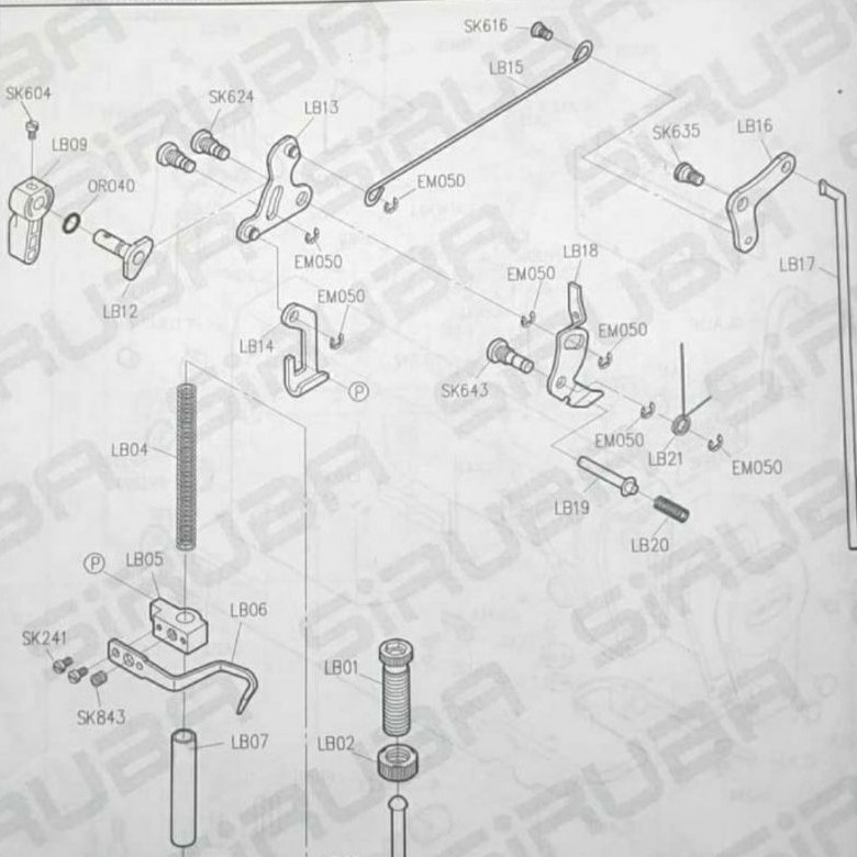 Pen Angkatan Sepatu Ddl-8700 229-08552 Atau LB12 Asli / High Speed Industrial