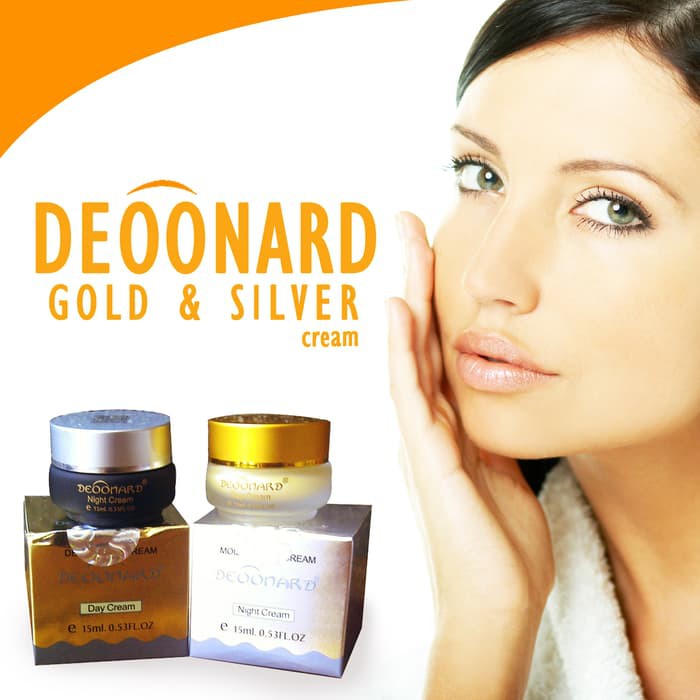 Dijual Cream DEOONARD Deonard GOLD   SILVER Set   day night cream  Berkualitas