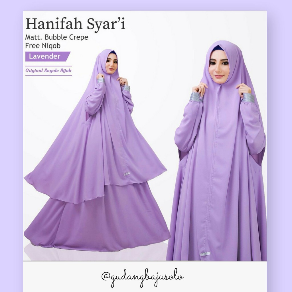 Hanifah Syari Free Niqob