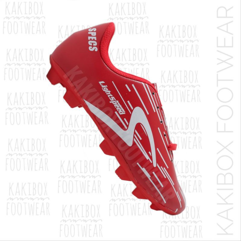 Terbaru  !!! Sepatu Bola Specs, Ortus Grade ORI ( BISA COD )-Merah