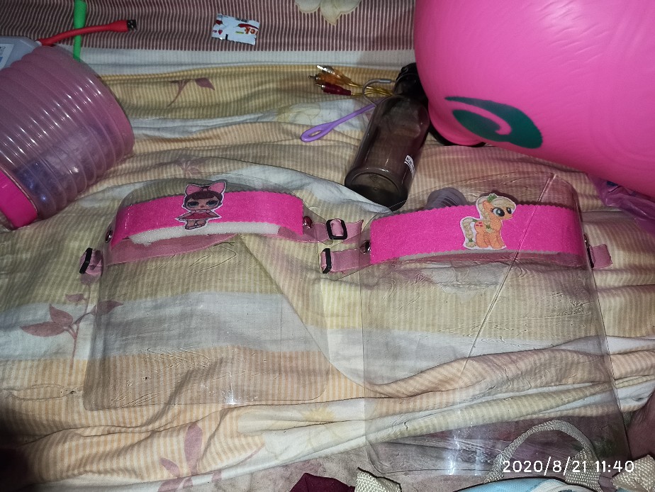 Face Shield Anak Buka Tutup Karakter Custom Nama Untuk Pelindung Wajah Anak Naik Turun Lucu Murah