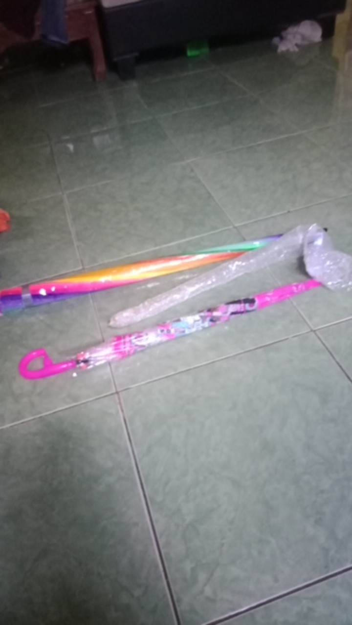 Payung Golf Pelangi/silver