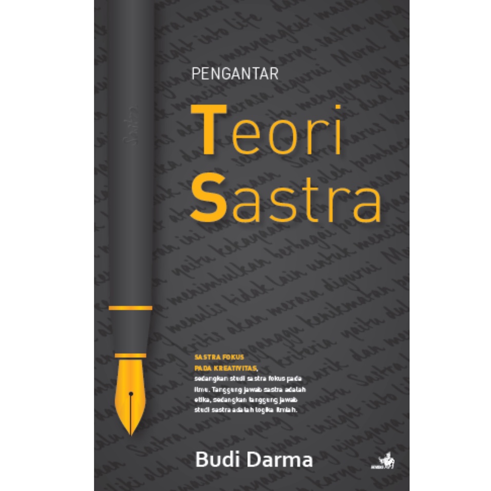 Jual Buku Original Harga Diskon - Pengantar Teori Sastra - Karya Budi ...