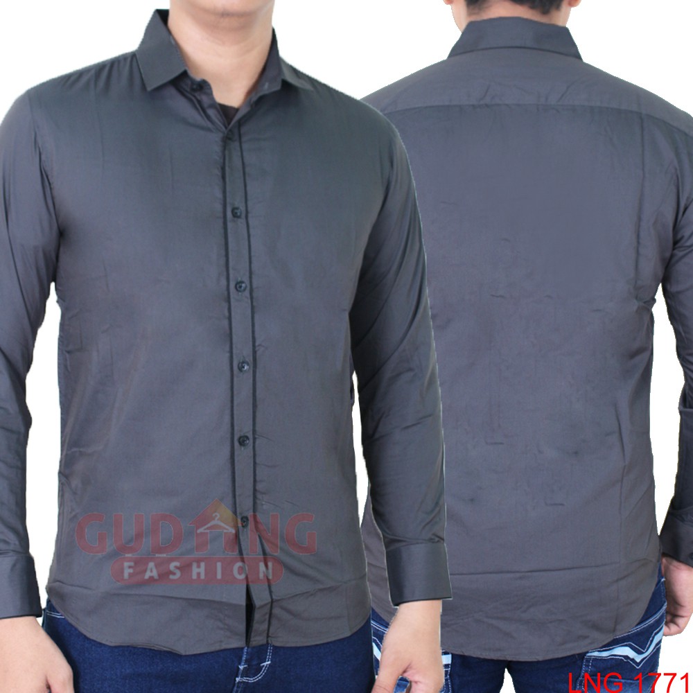 Kemeja Pria Lengan Panjang Slim Fit - LNG 1771