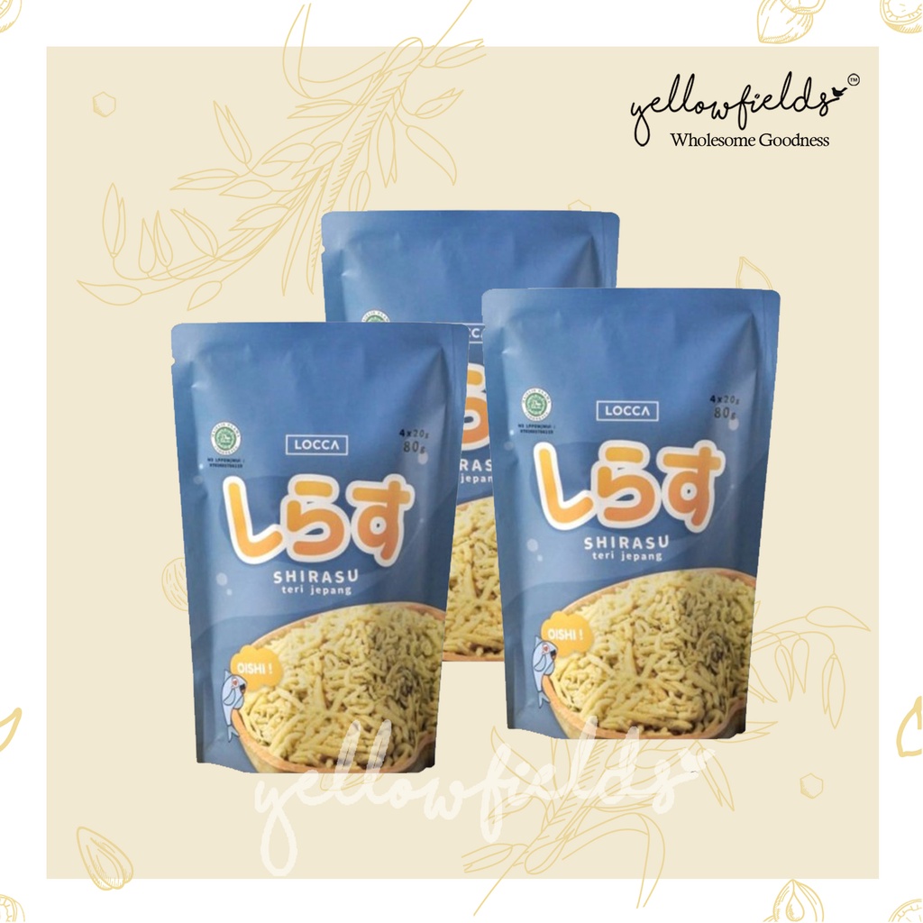 

Teri Jepang Shirasu Locca 80 gr | ready to eat HALAL