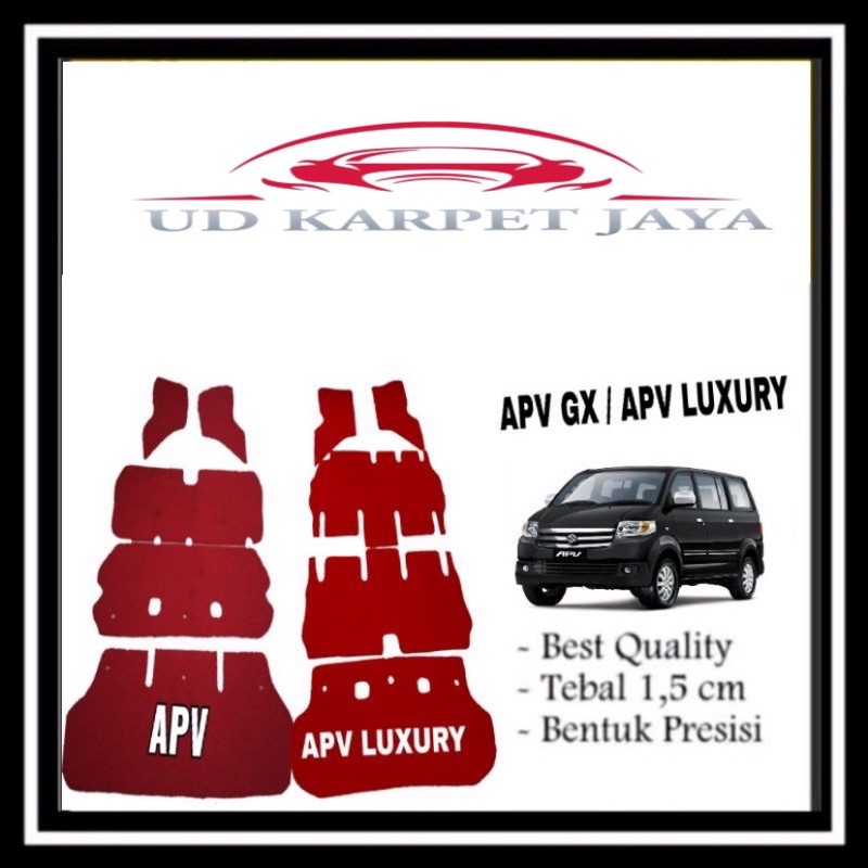 KARPET MOBIL APV GX / APV LUXURY BAHAN 1 WARNA