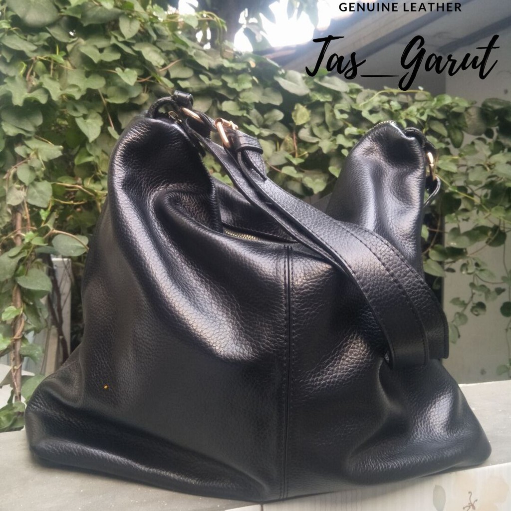 [Size XL] Tas Kulit Asli Papirut Garut Hobo