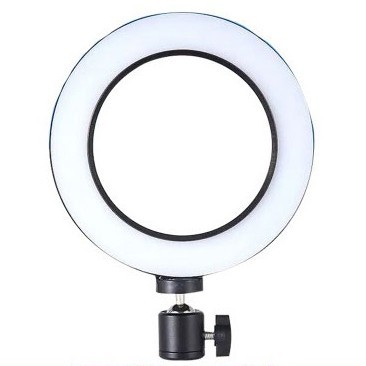 TaffSTUDIO Lampu Halo Ring Light LED 20cm 3 warna vlog Kamera 8W 6 Inch RL-19 Grab