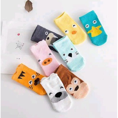 Kaos Kaki Bayi Bermotif Animal Import / Kaos Kaki Pendek Anak