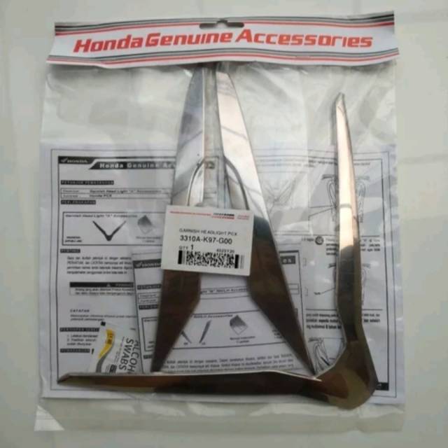 Garnish Lampu Depan PCX 150 Lokal Original Honda