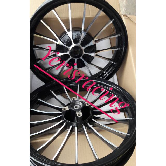 Vleg racing tapak lebar, 215.250.motor mio sporty. Mio j. Mio Gt. Soul Gt. Mio m3 dll