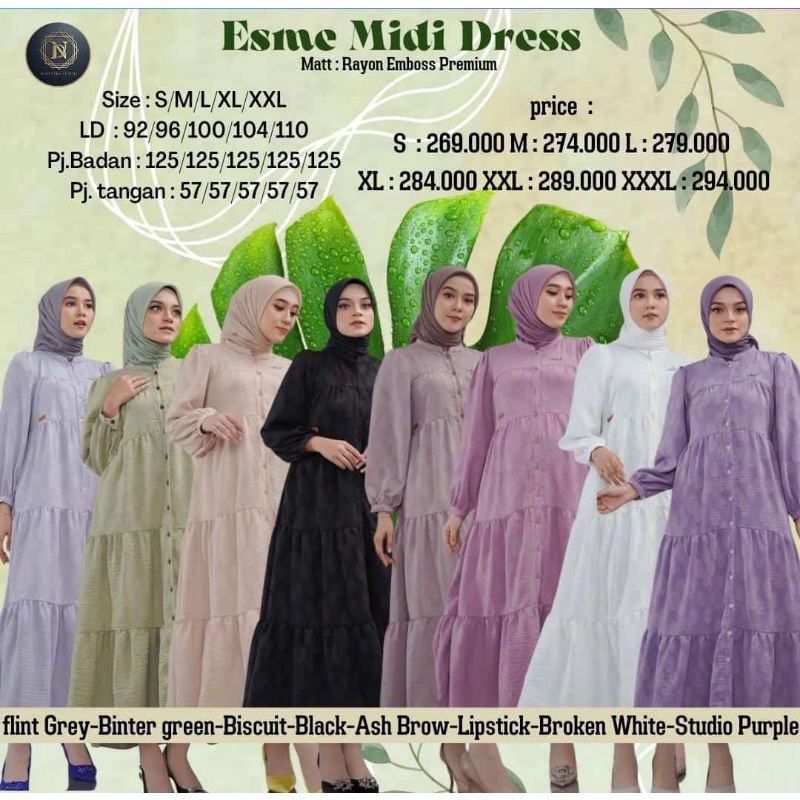 Esme Midi Dress Ori by Nadheera Luxury