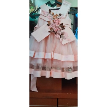 Preloved Dress anak perempuan GG Princess / gaun pesta balita / prelove second