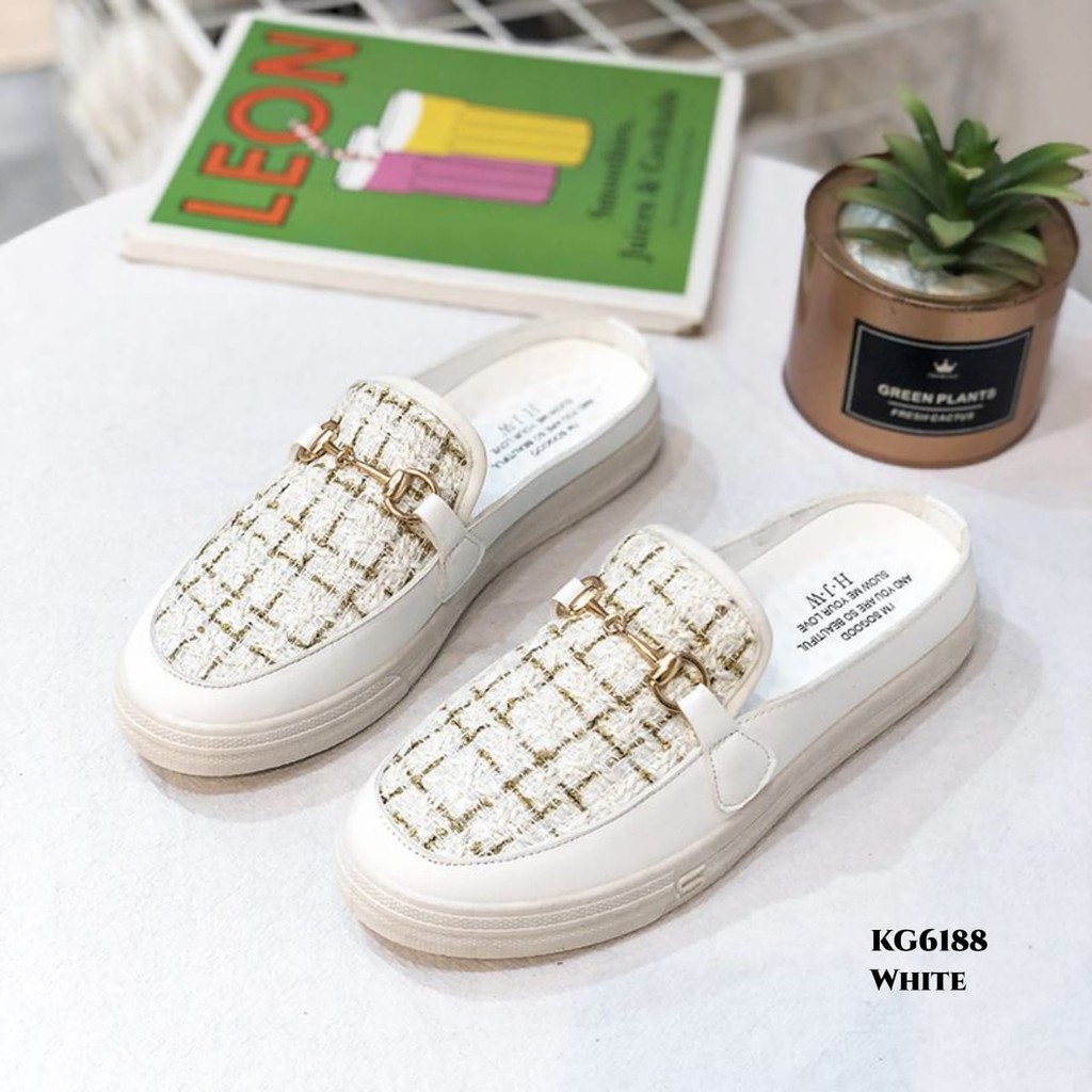 RESTOCK WYN SNEAKERS PLAITED MATS SLOPE FASHION ANTI LICIN KG6188