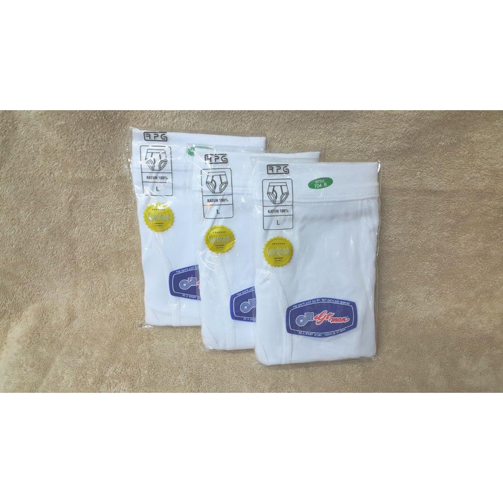 WW GROSIR KHUSUS WARNA PUTIH SAJA - celana dalam pria gt man gtman 704 704B TERMURAH BERKUALITAS