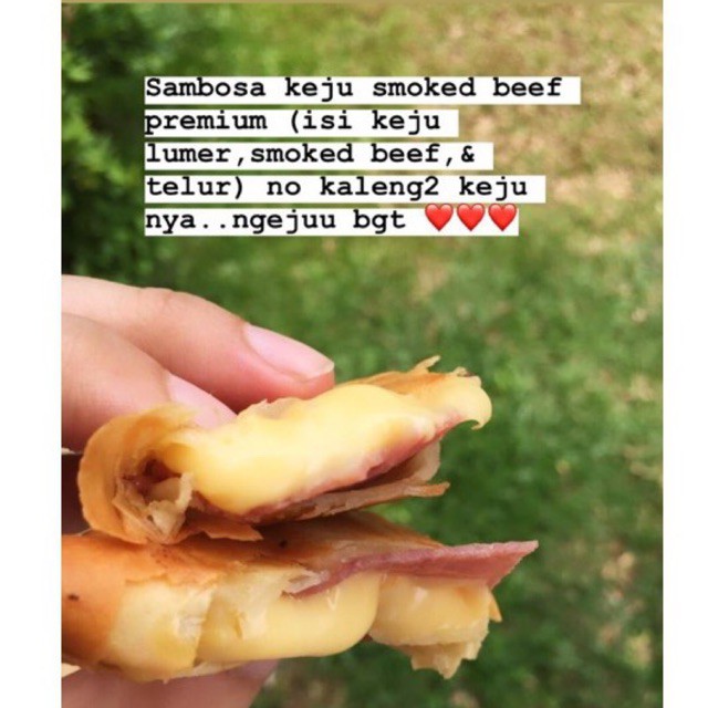 

Sambosa/ samosa smoked beef premium