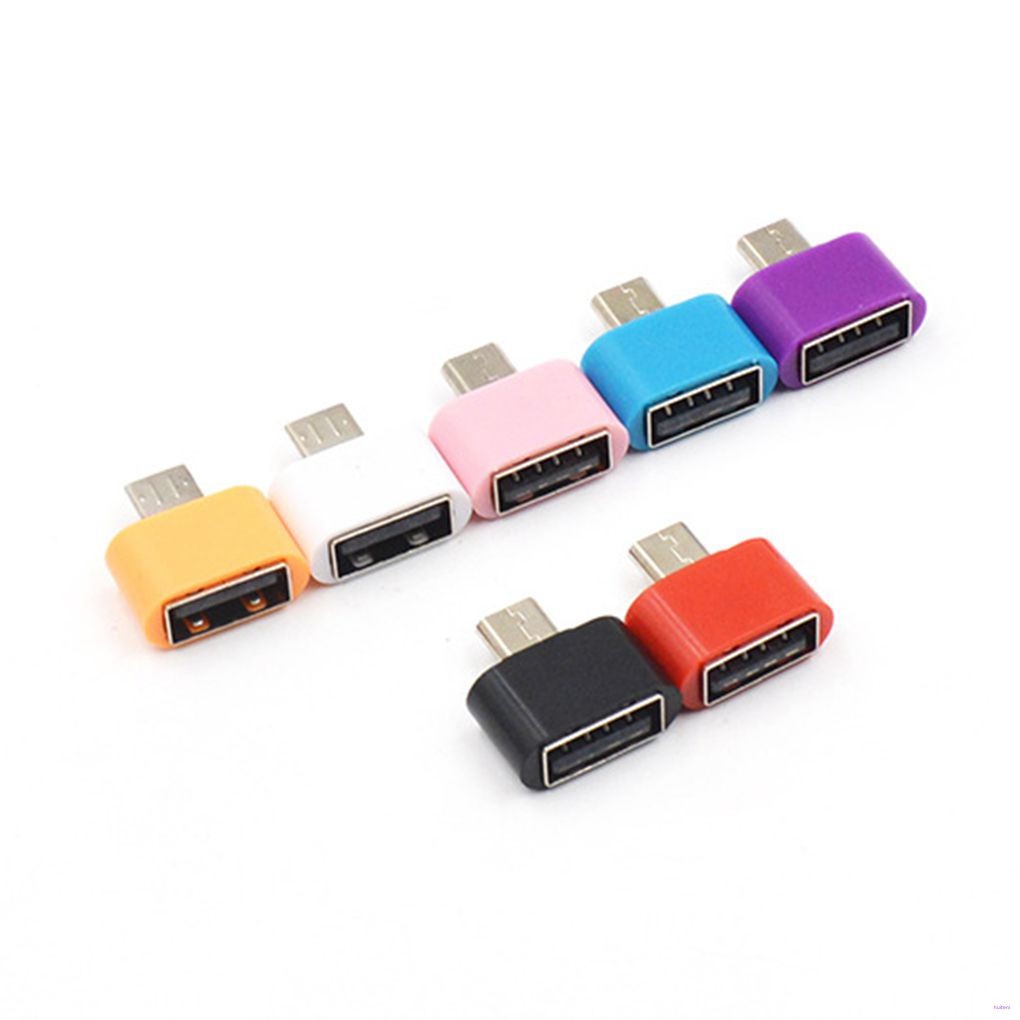 (Ready Stock) Adapter Otg Pembaca Kartu Mikro Usb Flash Mouse Keyboard Ekspansi Untuk Ponsel Tablet