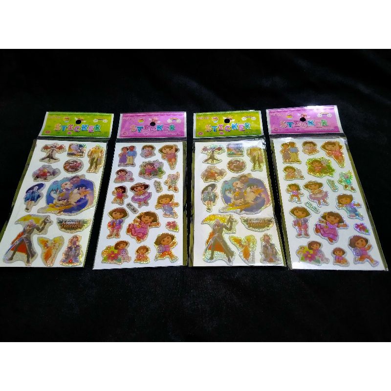 

Mainan anak perempuan stiker timbul / sticker motif