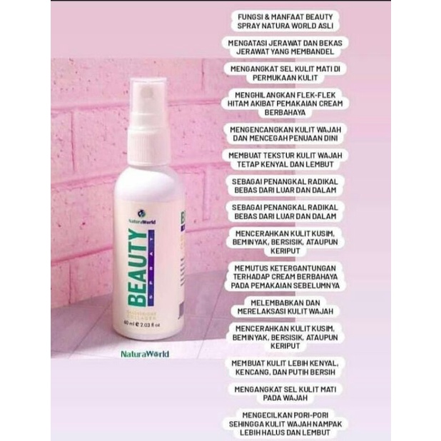 Natura Beauty Spray ( ORI )