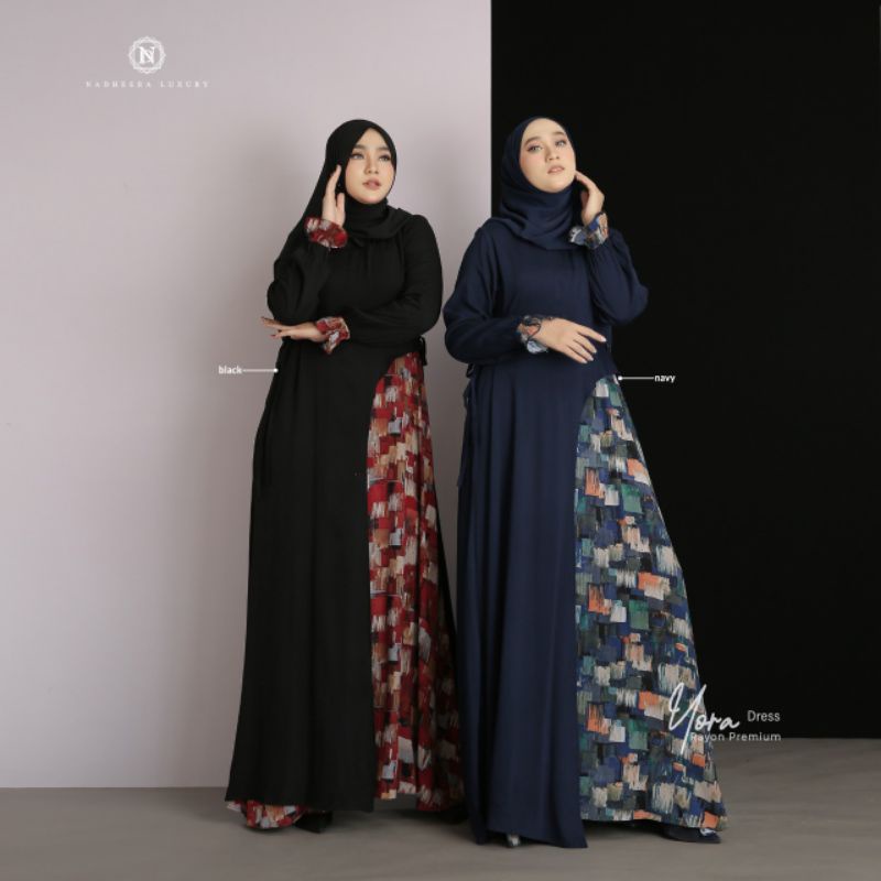 Yora Dress Seri 2 ori Nadheera Luxury