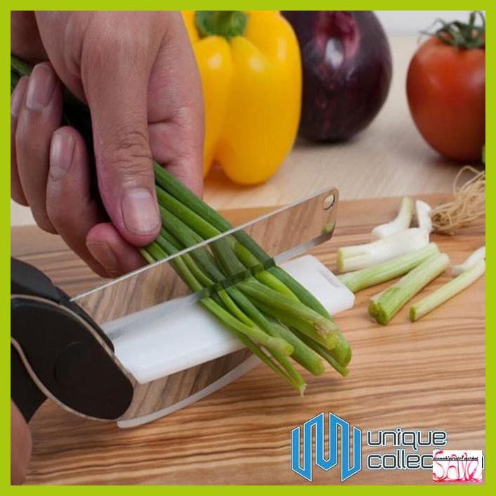 

GNOTOMEP- CLEVER CUTTER PISAU GUNTING SAYUR DENGAN TATAKAN -ASLII.