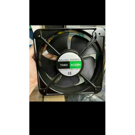 Fan TOSO 20cm ac 220v bahan bering