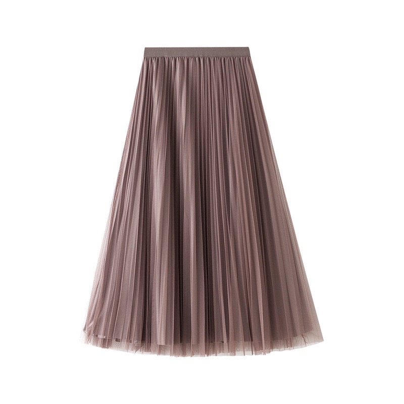 Double Face Velvet - Tutu Pleated Skirt Import( Rok Prisket Tutu Beludru ) [ Bisa Dua Muka ]